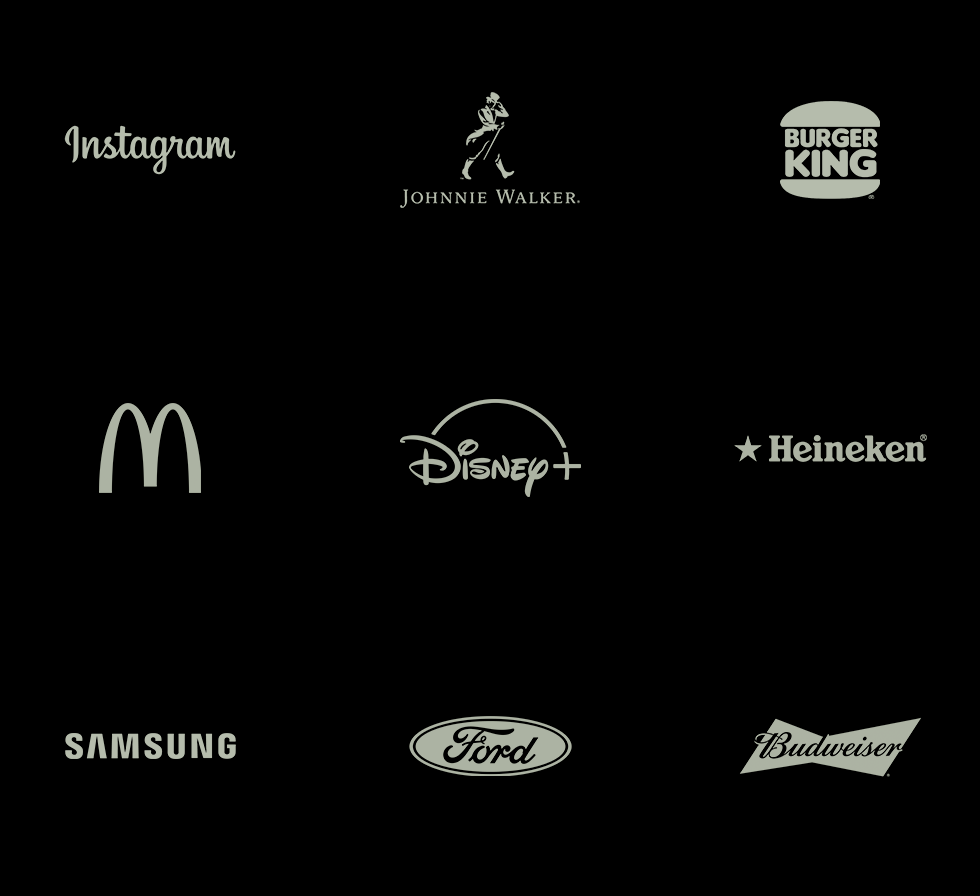 home-logos-02-Recording-Academy-GRAMMYs-Nike-Facebook-Instagram-Johnnie-Walker-Burger-King-TikTok-Spotify-WhatsApp-McDonalds-Disney-Heineken-Adidas-Coke-Microsoft-Samsung-Ford-Budweiser-1